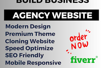 build business marketing agency website with builders