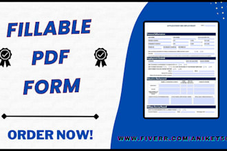 create fillable PDF forms fast professional and affordable