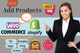 add products to your wordpress woocommerce or shopify store