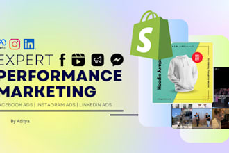 do performance marketing with fb, instagram and linkedin ads