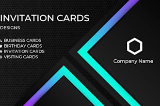 design invitation cards, business cards