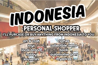 buy items from indonesia online marketplaces and ship to you