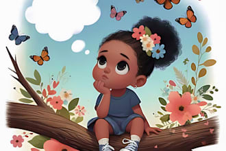 children story book illustration children story book illustration
