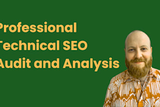 perform a professional technical SEO audit and analysis