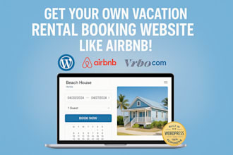 create vacation rental or direct booking website in wordpress