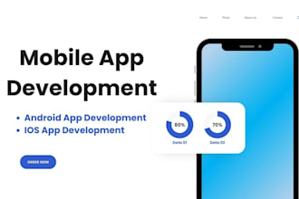 develop full frontend backend ios and android apps with appealing ui ux design