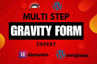 reate gravity forms, wordpress form, ninja form, contact form 7