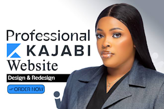 build kajabi website, design kajabi sales funnel landing page, online course