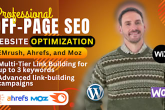 create full SEO campaign for your website, wordpress, wix, woocommerce etc