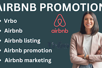 do airbnb promotion, airbnb listing, airbnb booking, vrbo, travel site promotion