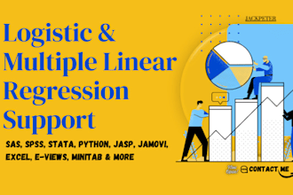 provide logistic, linear and multiple regression support