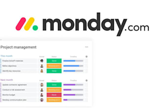setup your monday CRM project management with automations