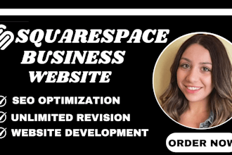 build squarespace website design business website and website development
