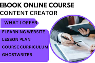 create ebook online course course content teachable course creation