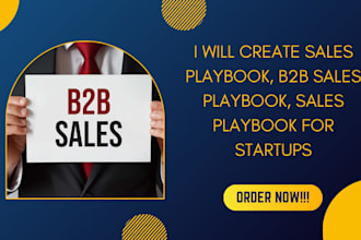 create sales playbook, b2b sales playbook, sales playbook for startups