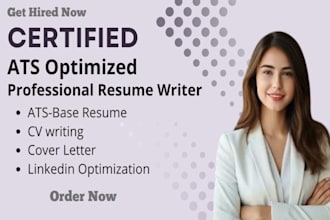 write, edit, upgrade your resume, CV, cover letter and linkedin