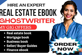 ghostwrite 30k real estate kdp book hotel airbnb, mortgage business seller guide