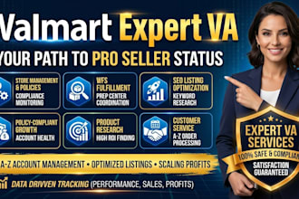 be your walmart wfs and wholesale virtual assistant