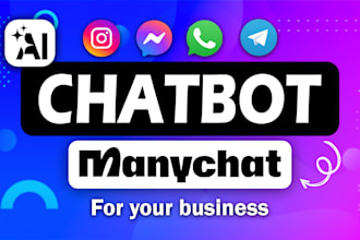 create manychat chatbot for your business