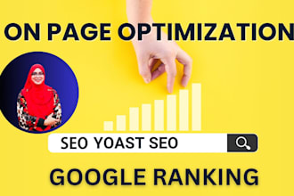 provide on page optimization with yoast SEO for google ranking