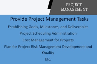 do project management tasks