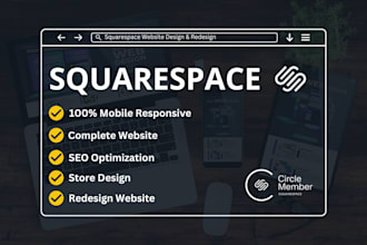 do squarespace website design, redesign squarespace website