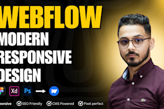 develop a responsive webflow website, figma to webflow