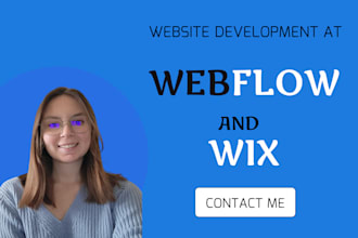 do develop, build, update, fix, convert figma to webflow wix website design
