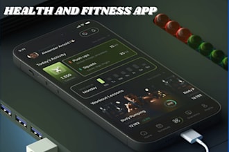 develop flutter fitness health gym training workout plan react native mobile app