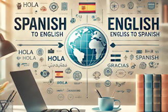expertly translate spanish to english and english to spanish
