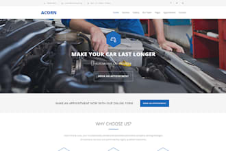 design car rental auto detailing car wash booking system website
