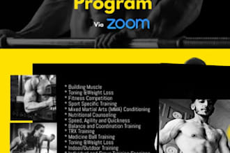 be your personal trainer and nutritionist