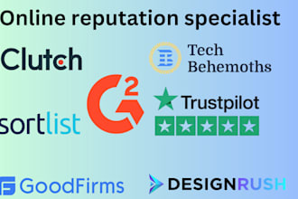 do goodfirms clutch management g2 sortlist upcity to enhance online reputation