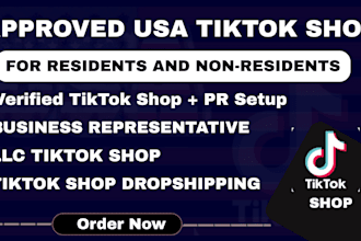 create usa tiktok shop setup tik tok shop primary representative