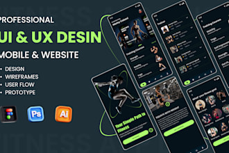 create mobile app design,figma app design,app design