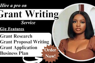 grant writing, grant research, grant proposal, business plan, apply for grant