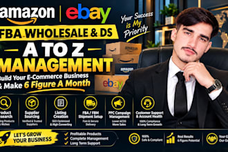 be your amazon fba wholesale  and ebay ds virtual assistant