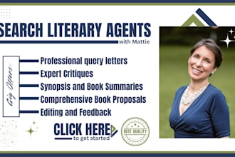 find ideal literary agent for children book, fiction, nonfiction, movie script