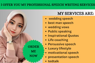 be your speech writer for any occasion, best man speech, event, wedding speech