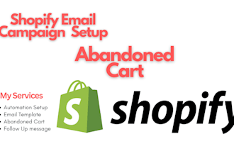 setup abandoned cart lemlist account for cold emails outreach and campaigns