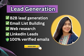 do lead generation, b2b lead, web research