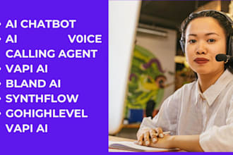setup ai voice caller, ai chatbot using vapi ai, bland ai, synthflow gohighlevel