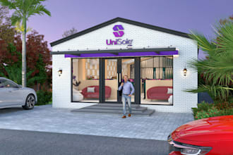 design 3d exterior and interior for your commercial and residential space