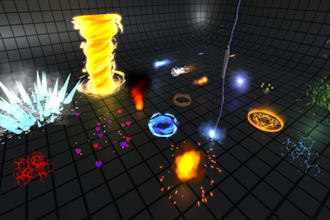 create vfxs and shaders  for videogame, VR, ar, webpages, skybox for game