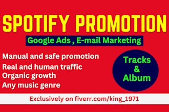 do spotify promotion for spotify music tracks by ads