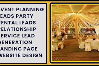 generate event planning leads rental service leads party rental lead generation