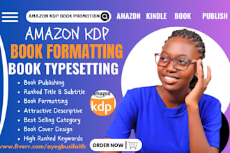 do amazon KDP book formatting ebook formatting book typesetting book publishing