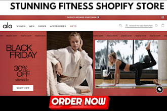 design a stunning fitness shopify store fitness store fitness website