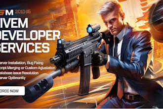 be your professional fivem server developer on esx and qbcore framework