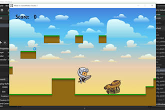 develop 2d game for android, ios , pc in unity game development